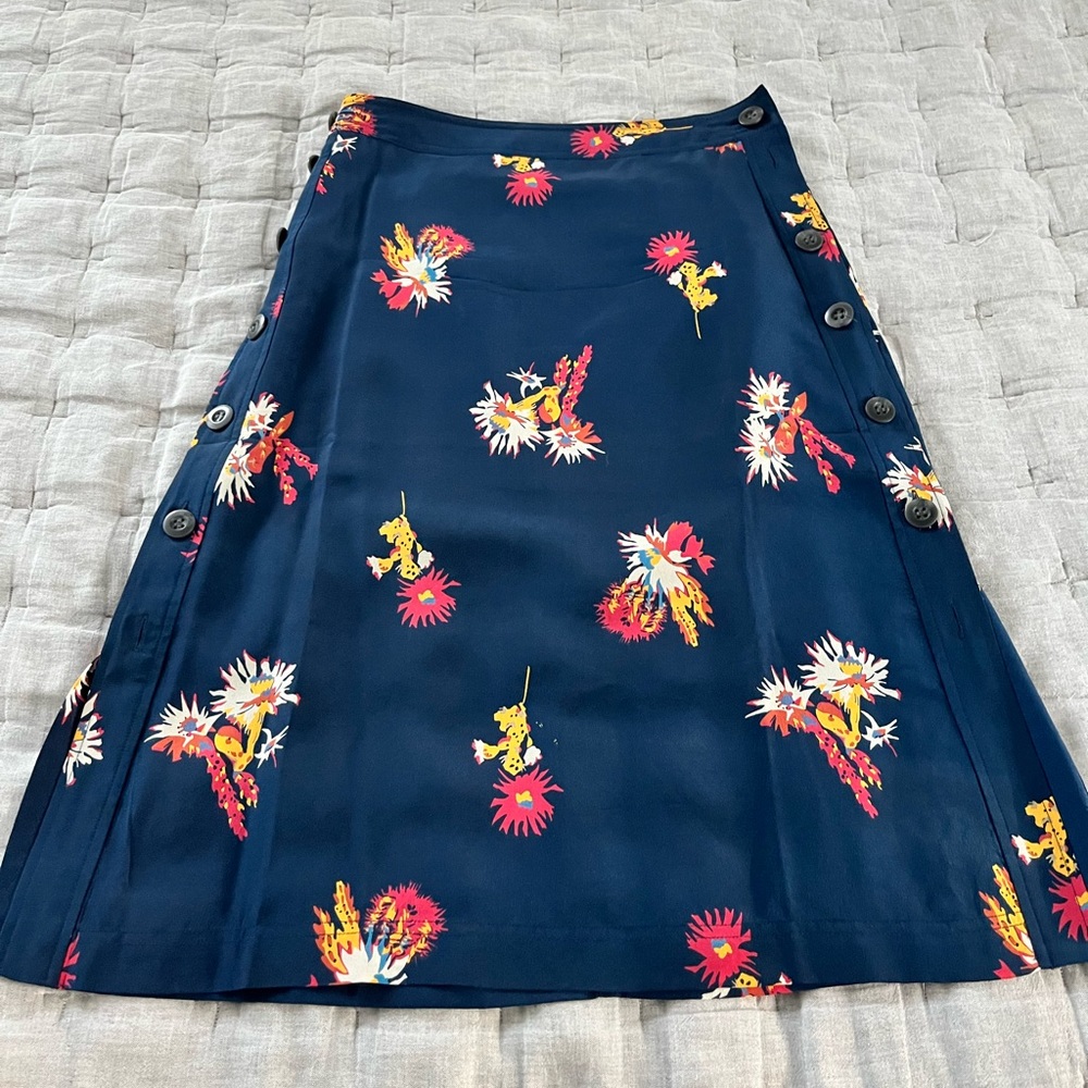 Madewell Floral Midi Skirt